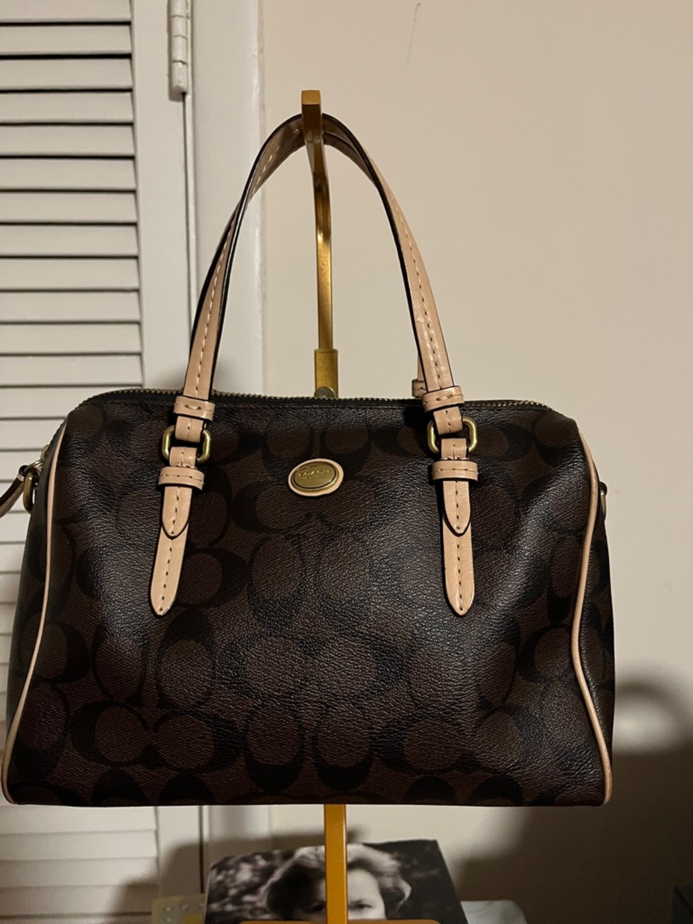 Coach Mini Bennett mini Satchel Signature with Trim